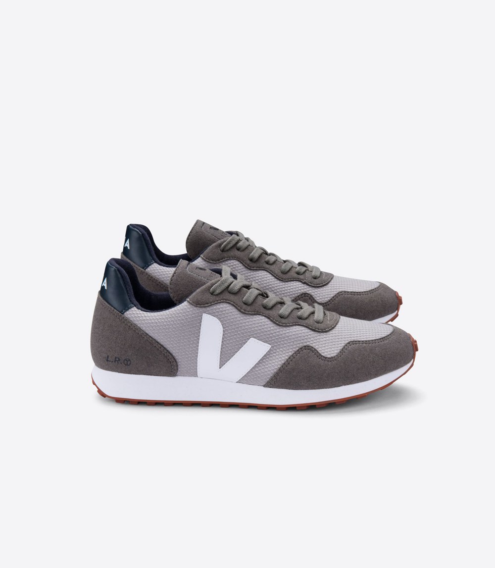 Veja Trainers Mens Grey/White - Sdu B-mesh - FREO-13842